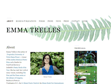 Tablet Screenshot of emmatrelles.com